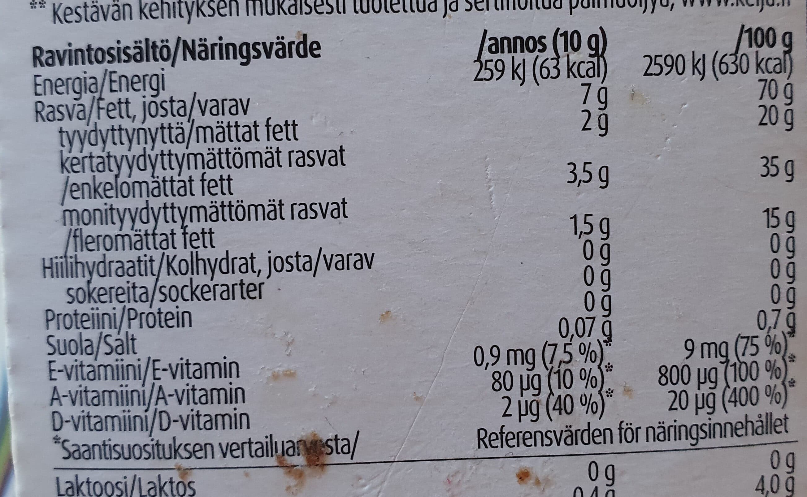 Raisio Keiju Laktoositon packshot