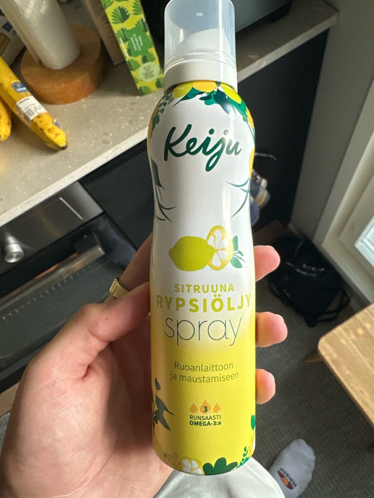 Keiju Sitruuna Rypsiöljy Spray packshot