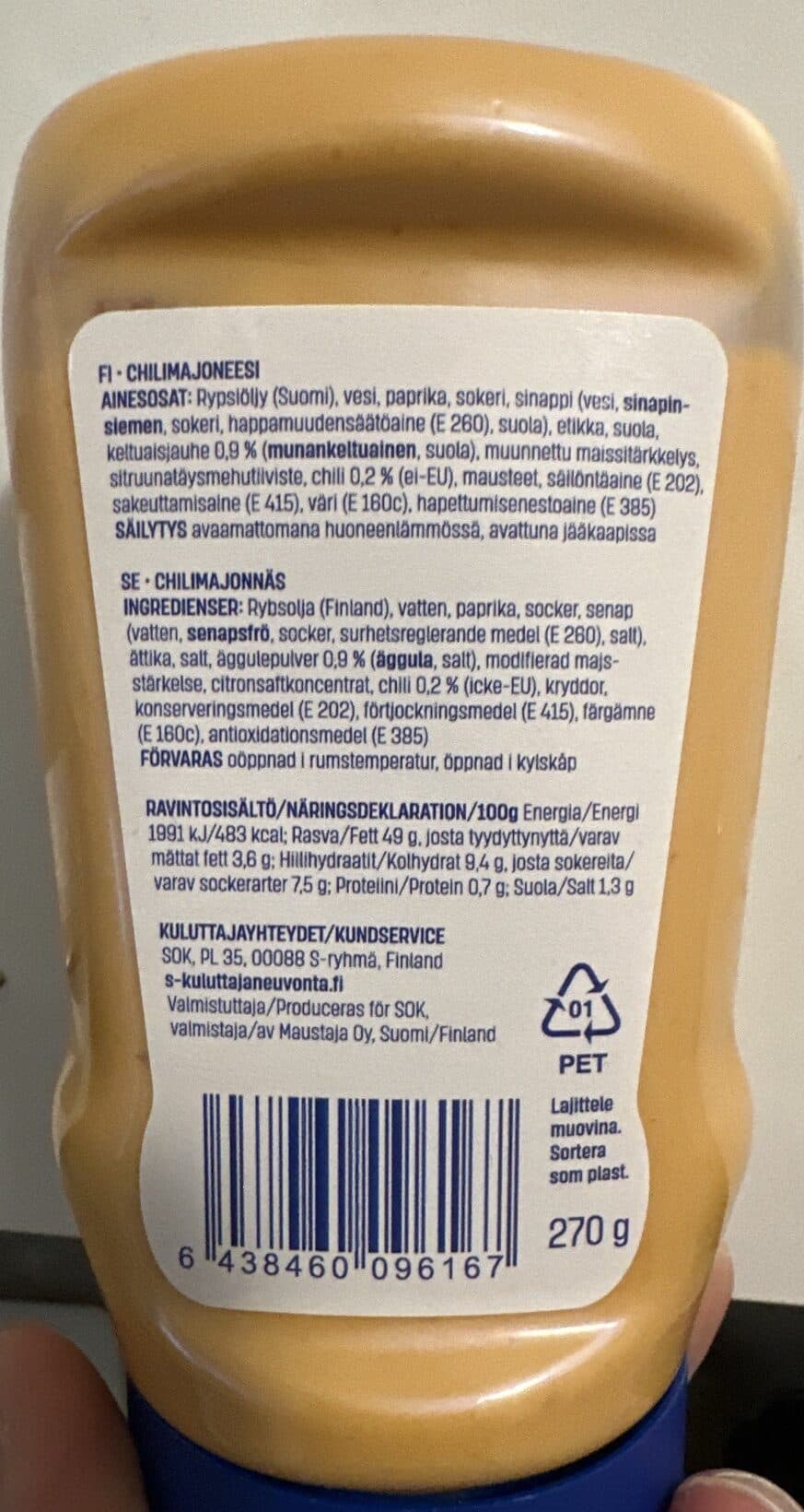 kotimaista chili majoneesi packshot