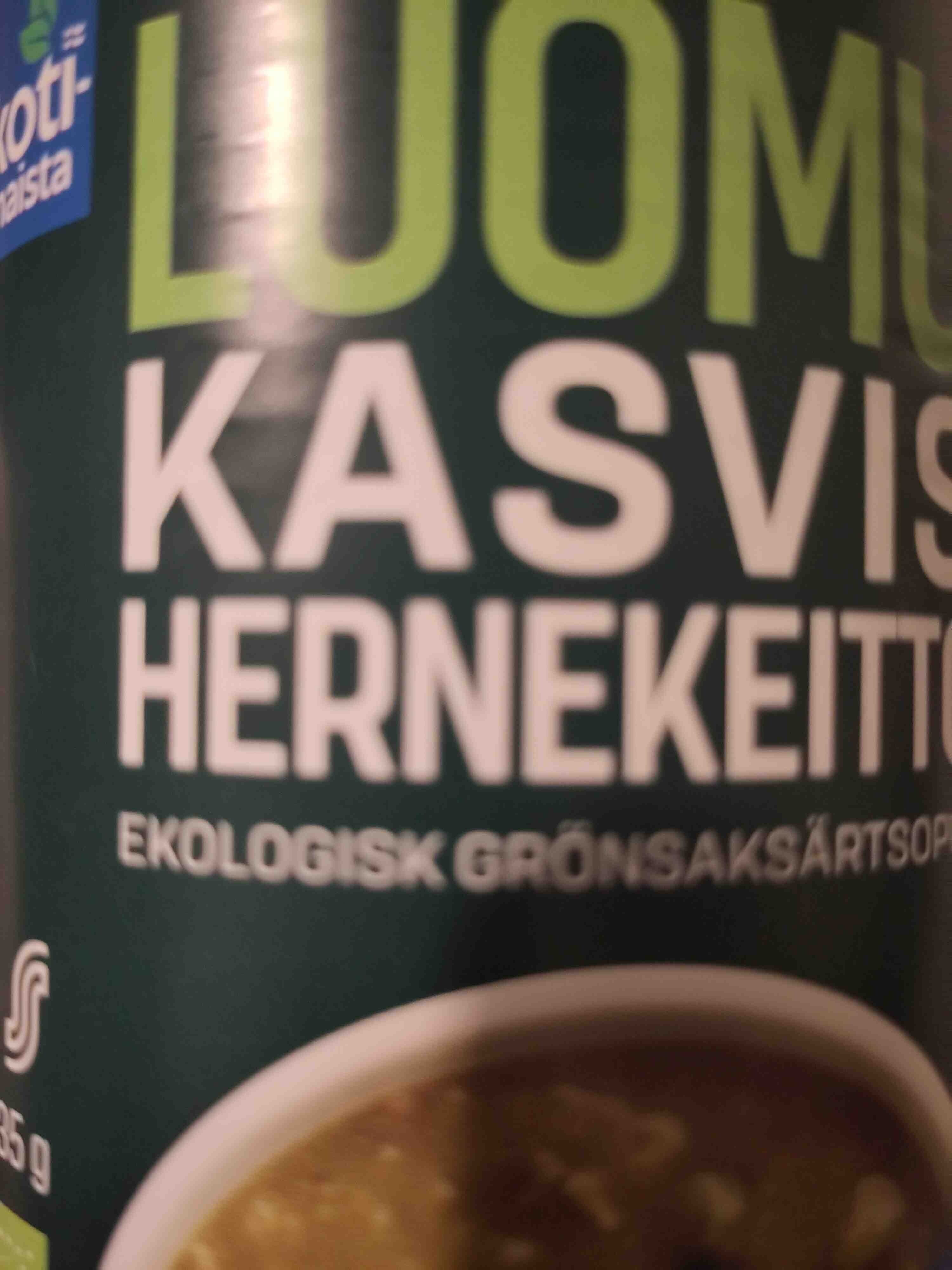 Kotimaista Luomu kasvishernekeitto packshot