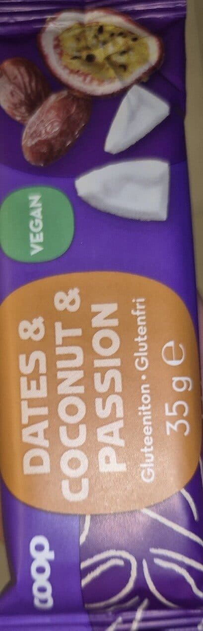 Coop Dates Coconut Passion Bar packshot