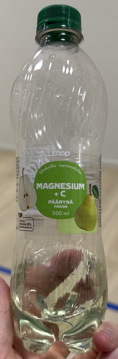 Coop Magnesium + C Päron packshot
