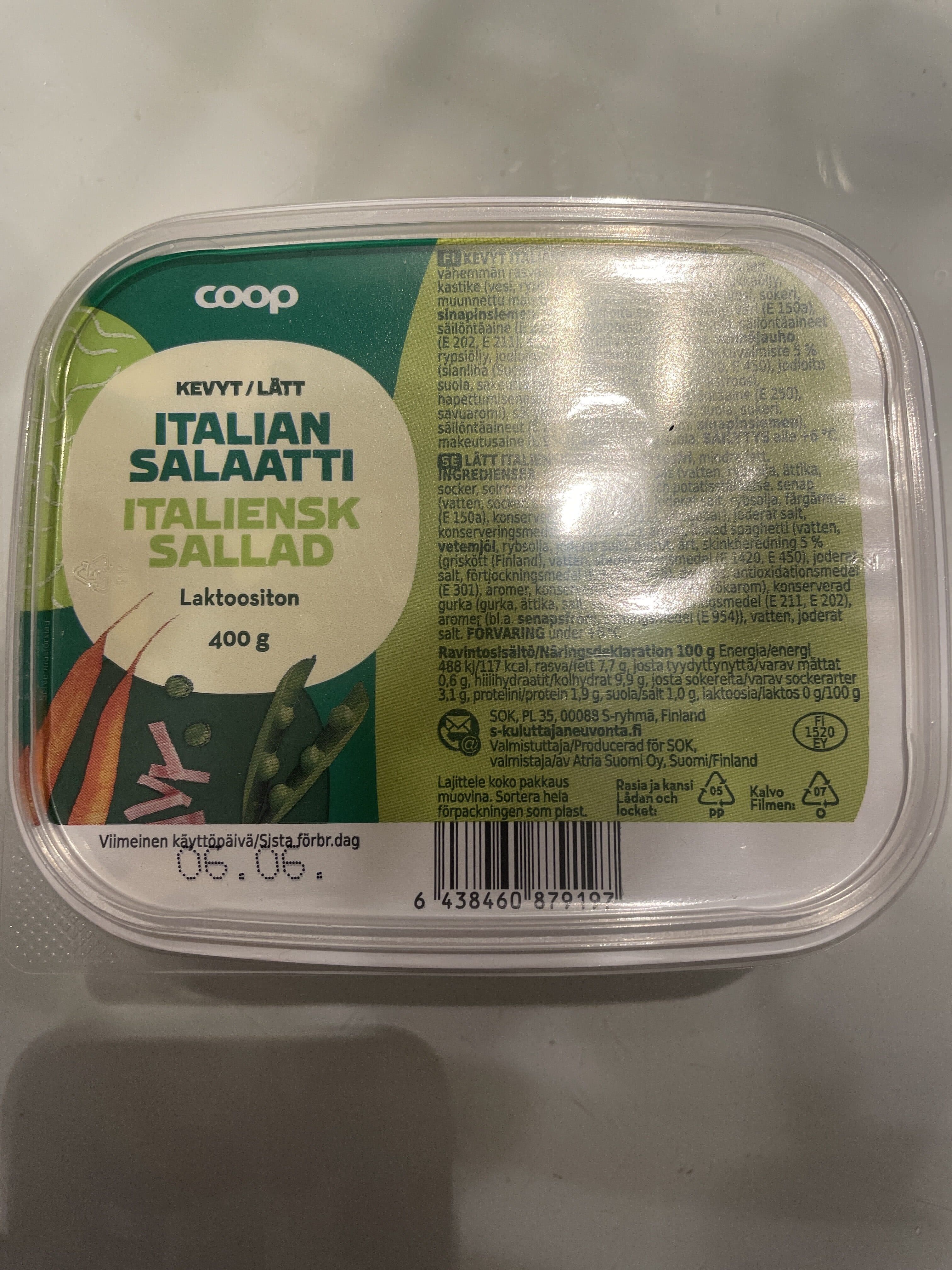 Coop Italian Salaatti packshot