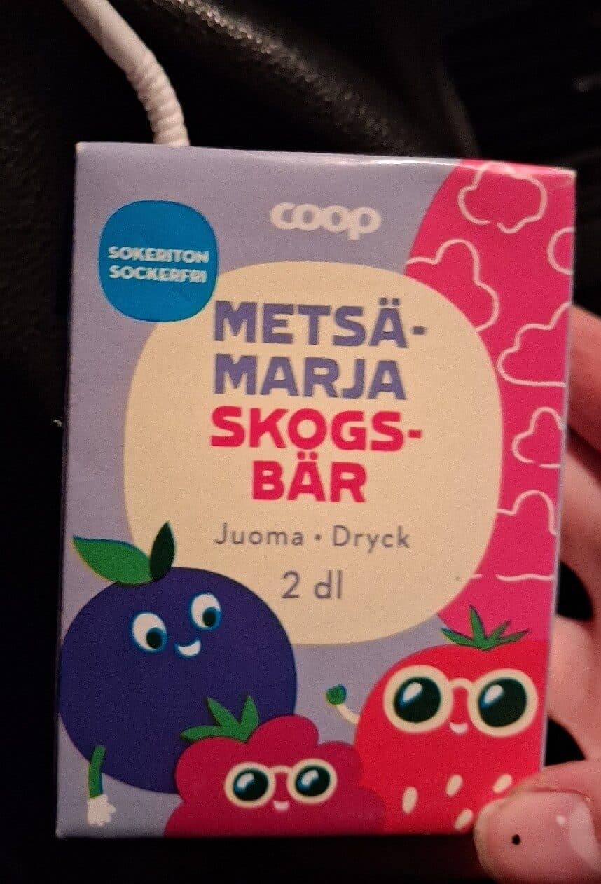 Coop Sokeriton Metsämarja Pillimehu packshot