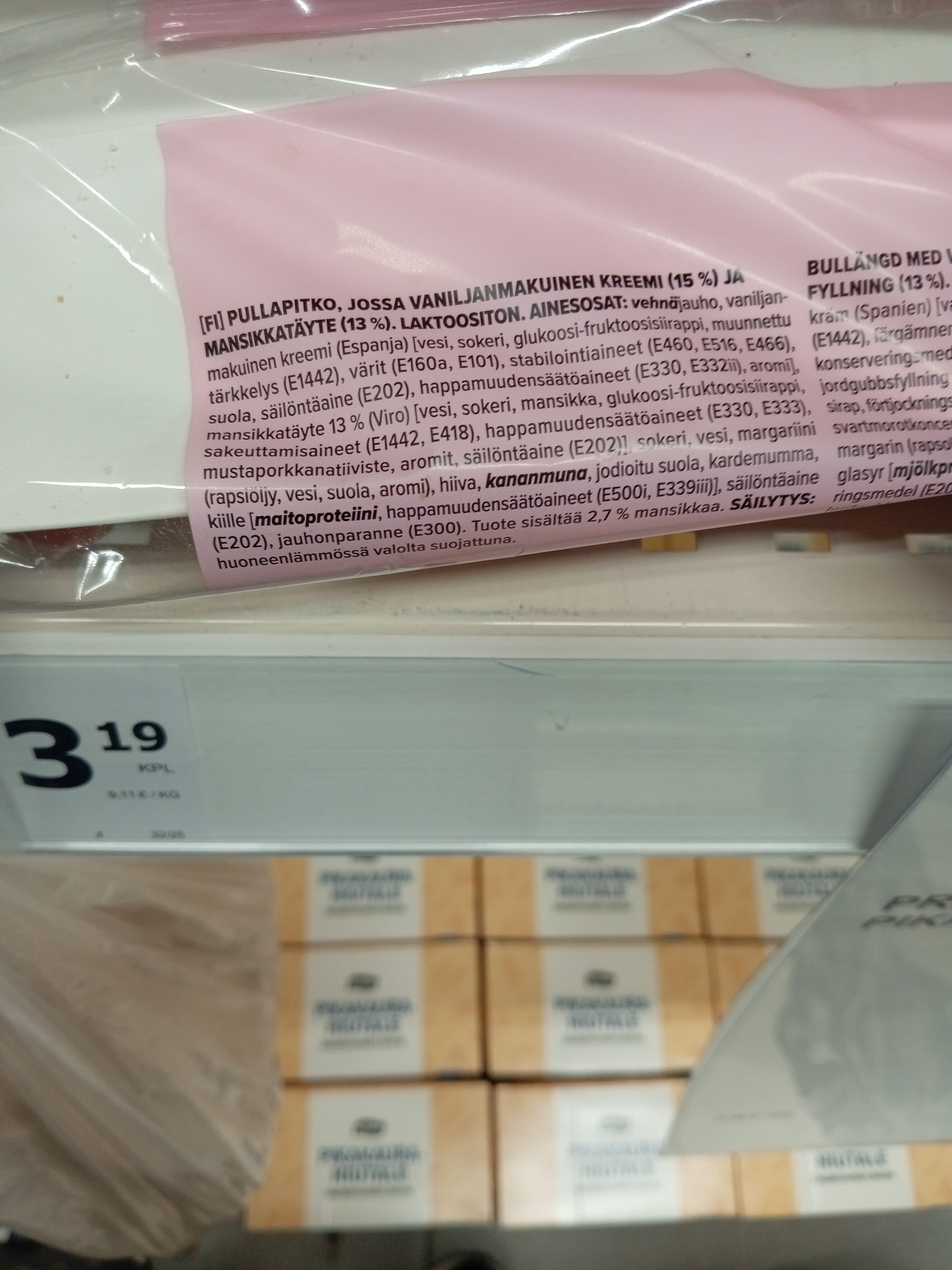 Open Food Facts mansikka pitko packshot