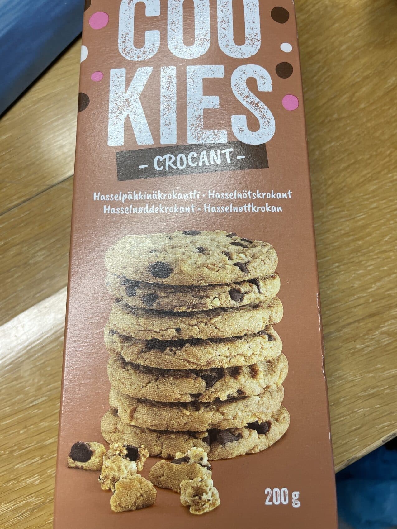 Priima Cookies -crocant- Hasselpähkinäkrokantti packshot