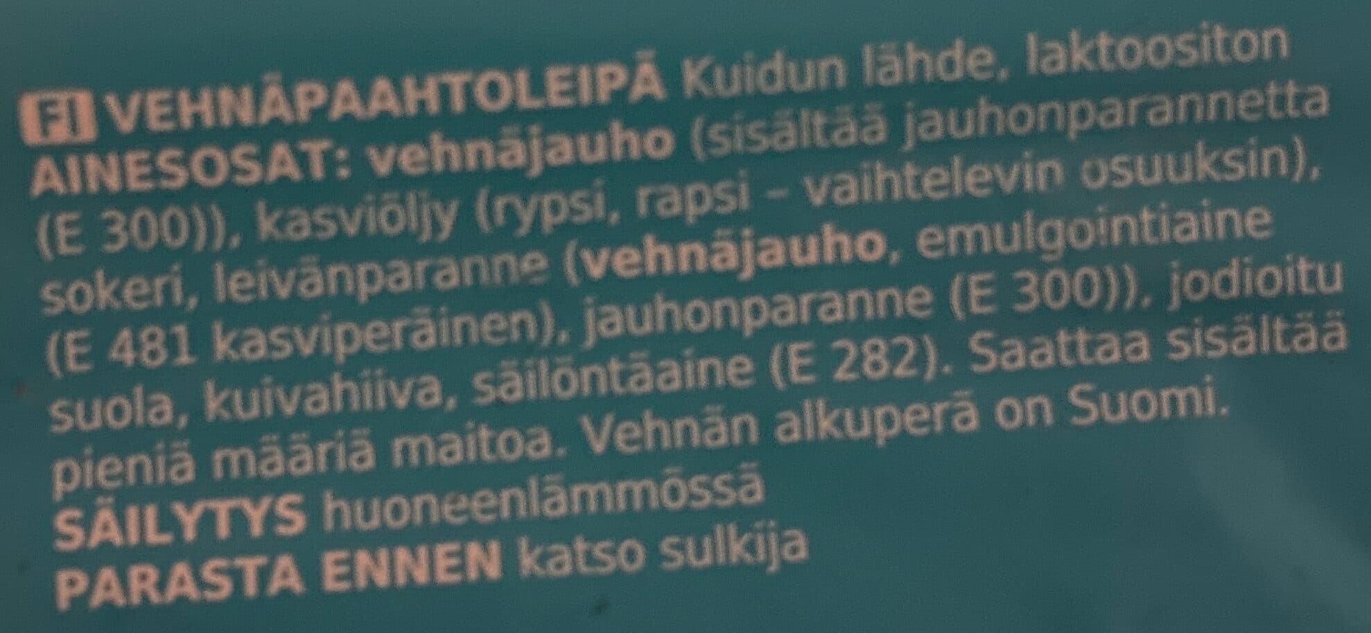 Xtra Vehnäpaahtoleipä packshot