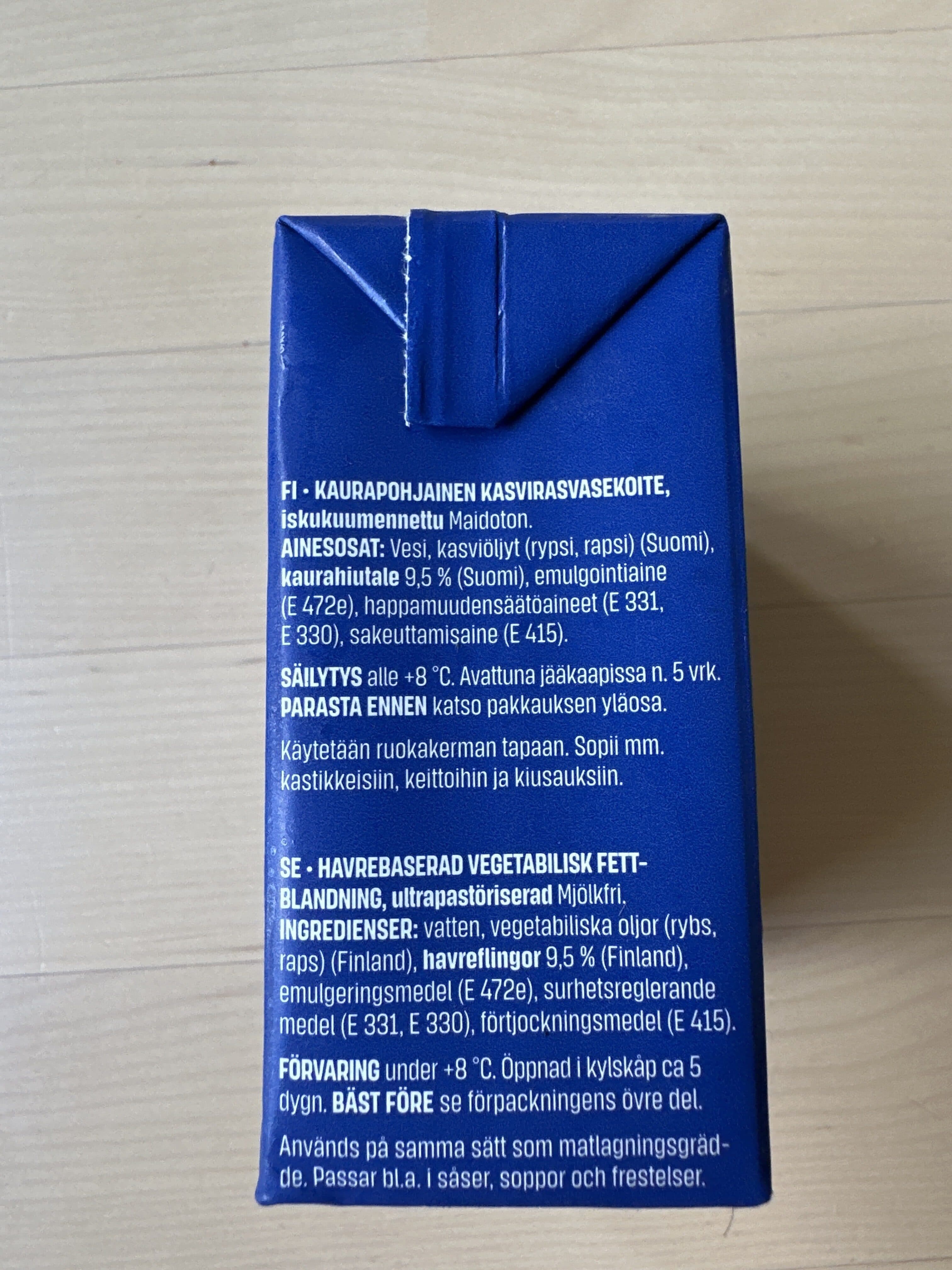 Kotimaista Kaurakerma packshot