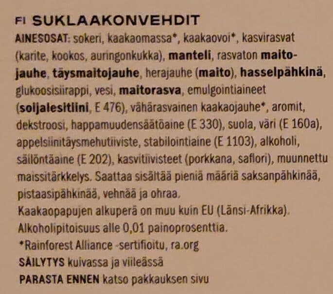 Original Herkku Suklaakonvehdit packshot