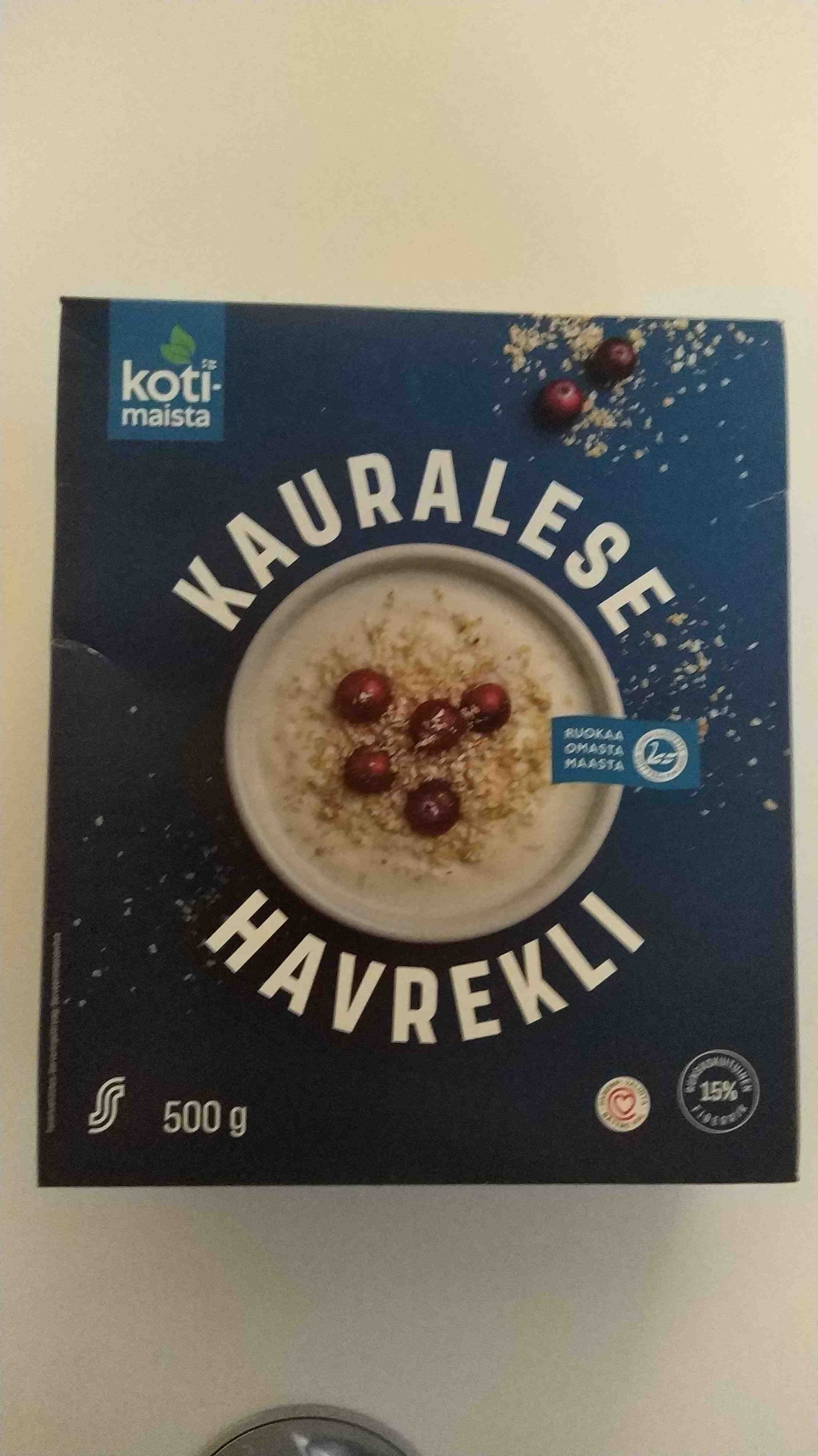 Kotimaista Kauralese packshot