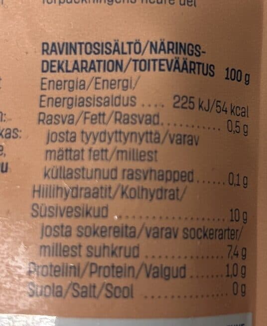 Kotimaista Kaurainen Mansikka-Omena Välipala packshot