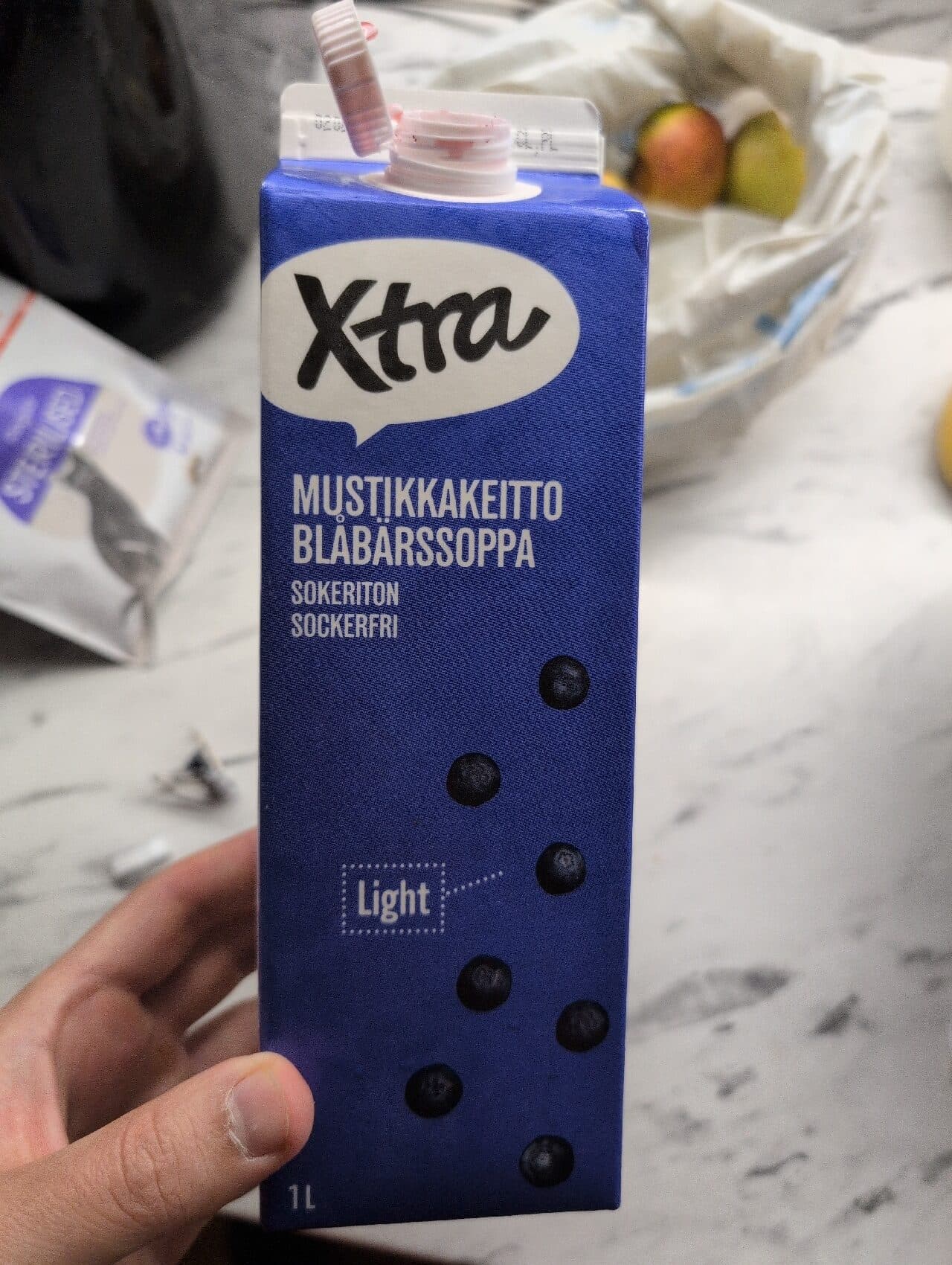 Prisma Suhkruvaba Mustikasupp packshot