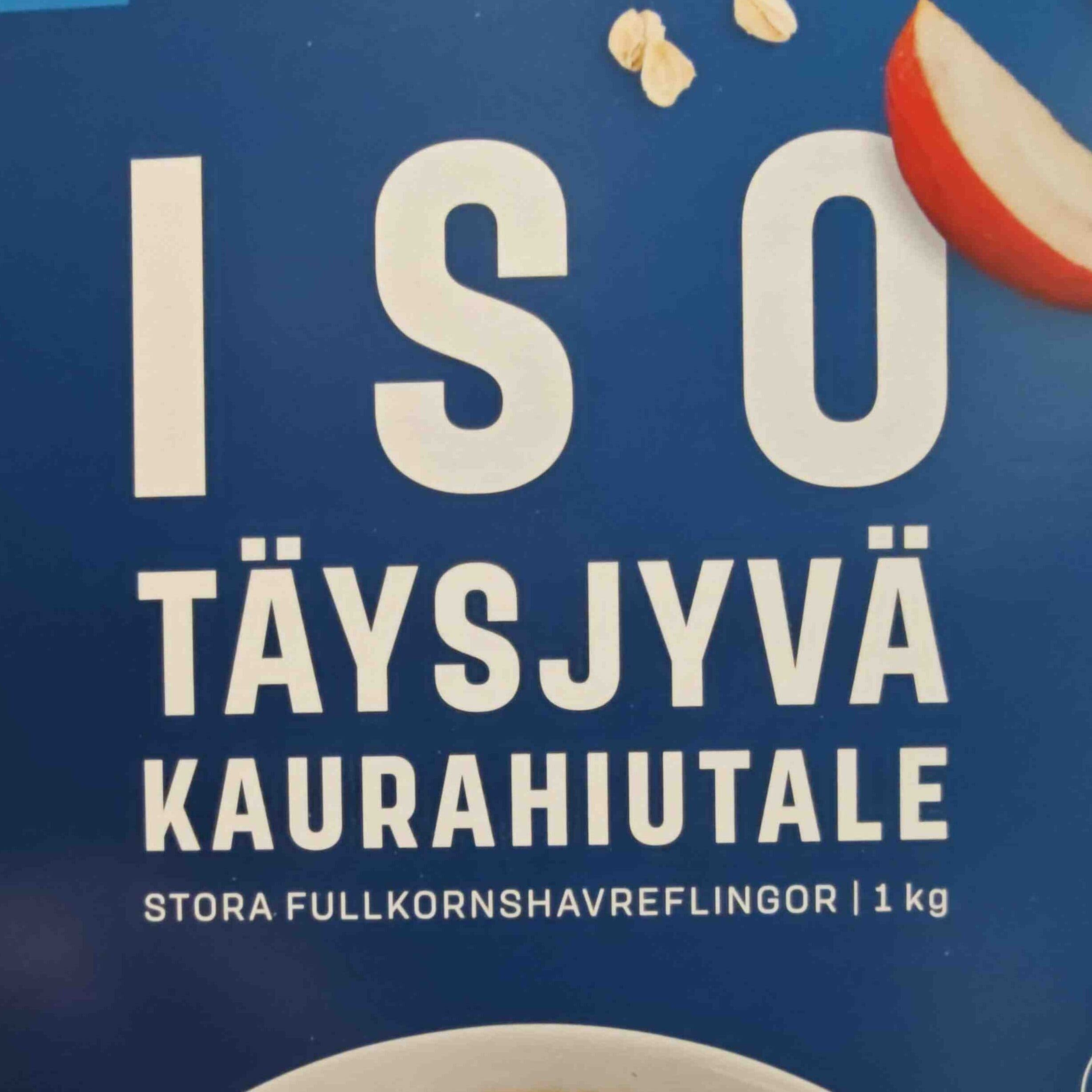 Kotimaista Iso täysjyväkaurahiutale packshot