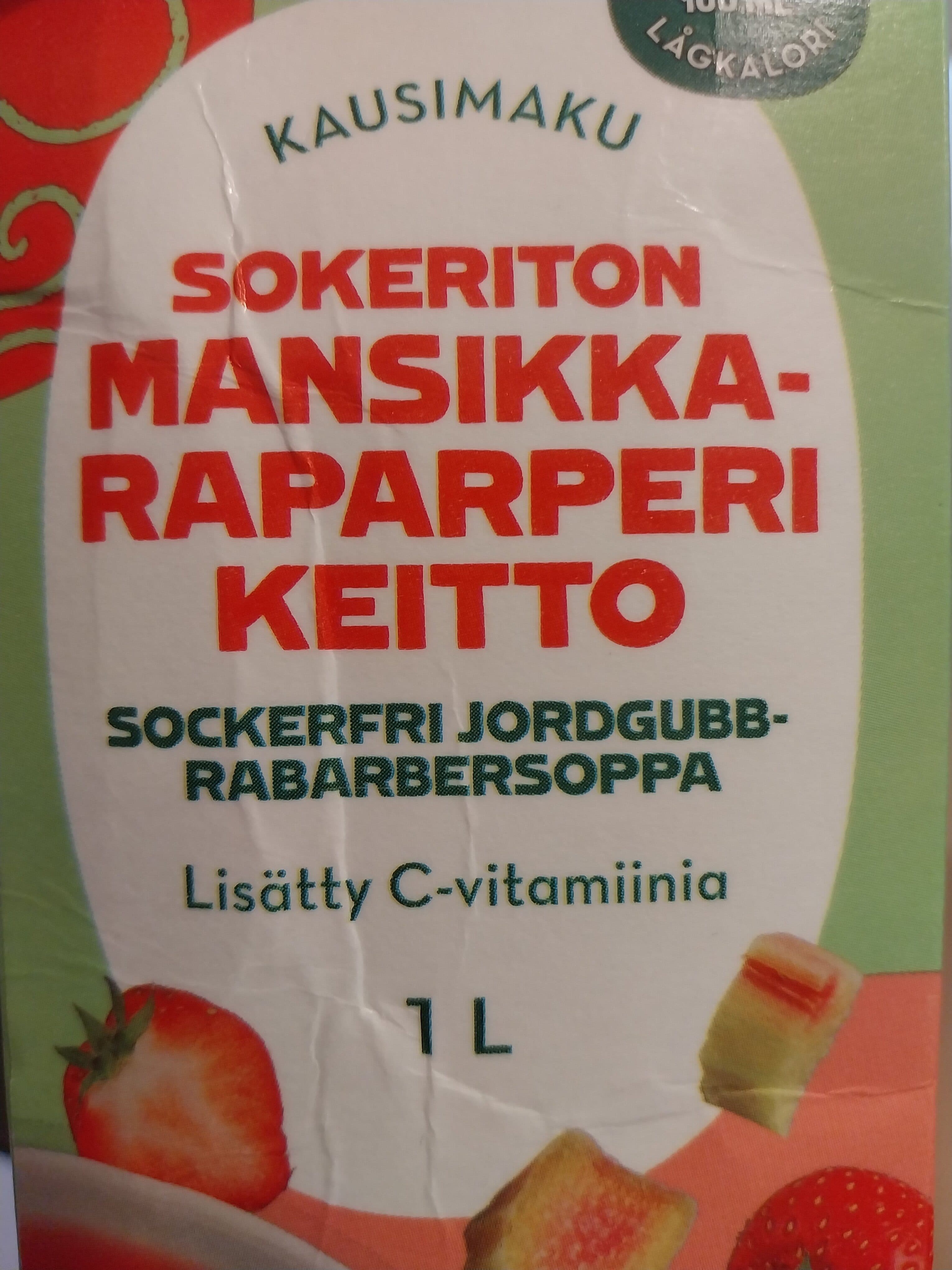 Mansikka-raparperi keitto packshot
