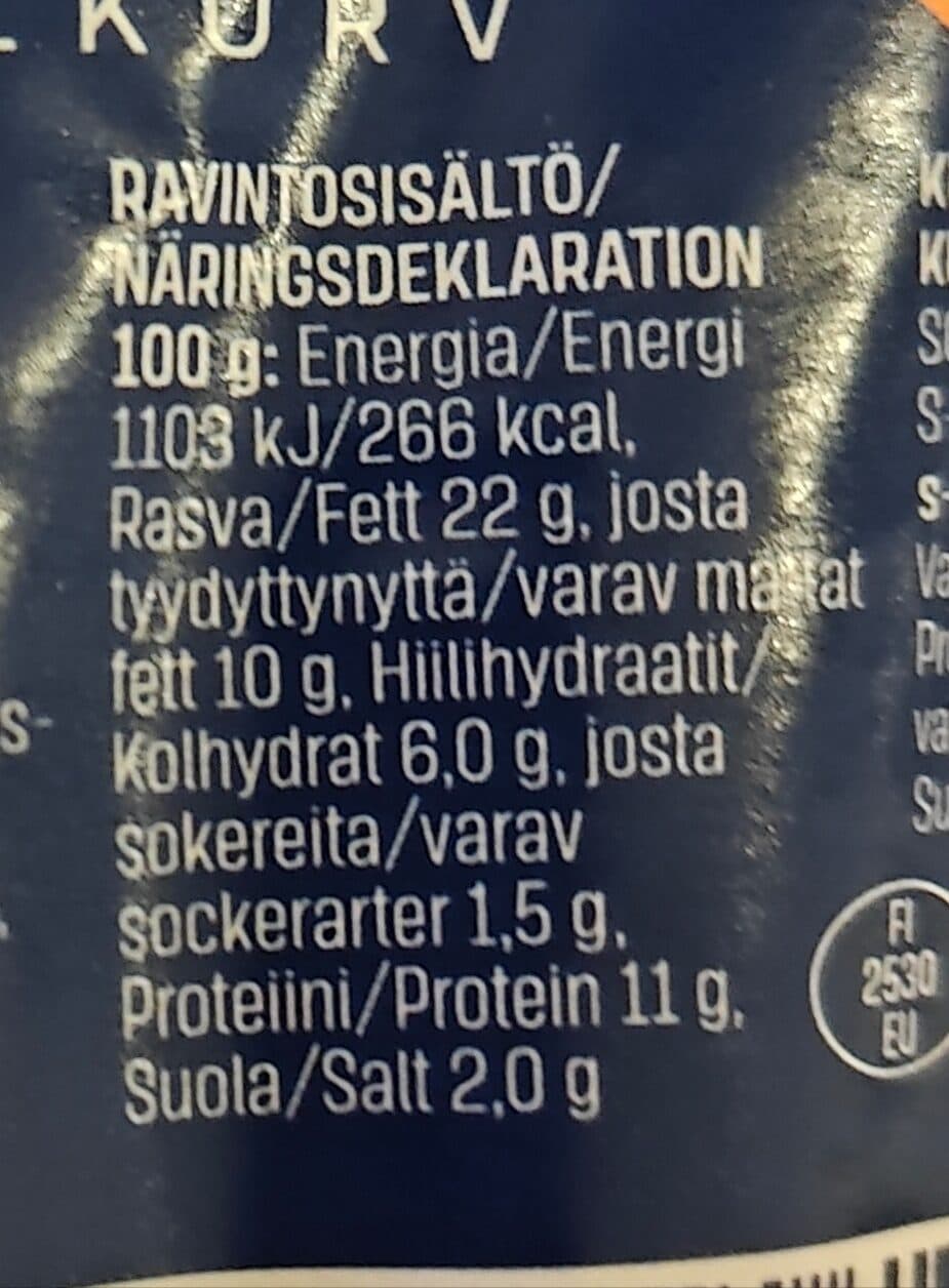 Kotimaista Ohut grillimakkara packshot
