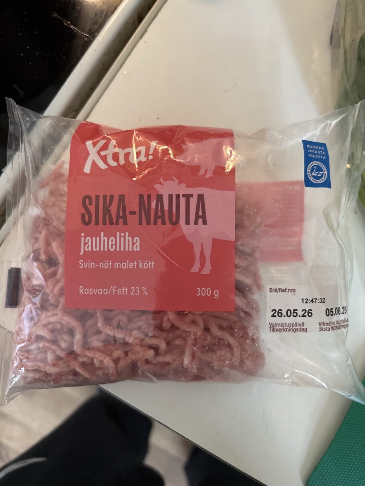 Xtra sika-nauta jauheliha packshot