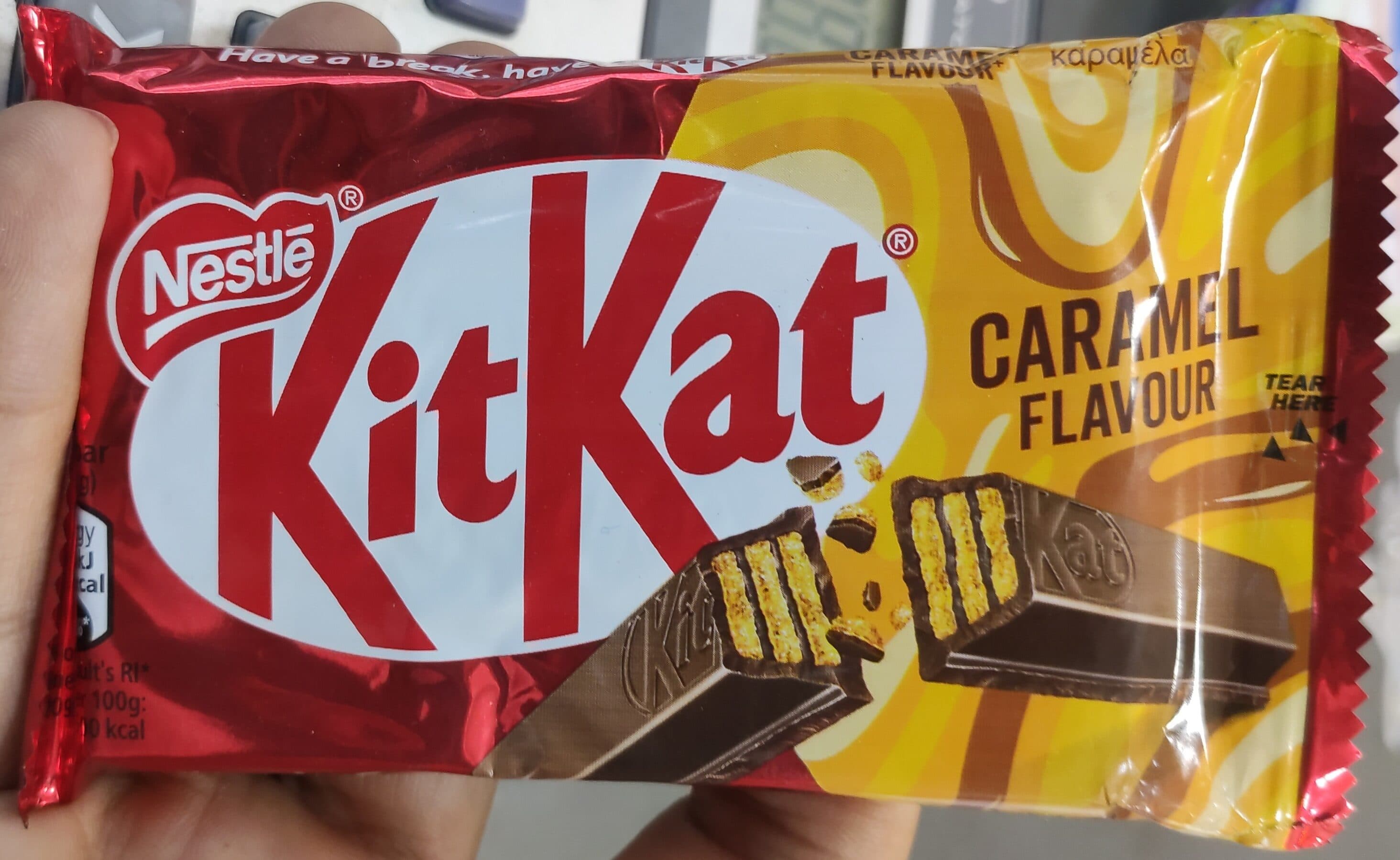 Nestlé KitKat Caramel Flavour packshot