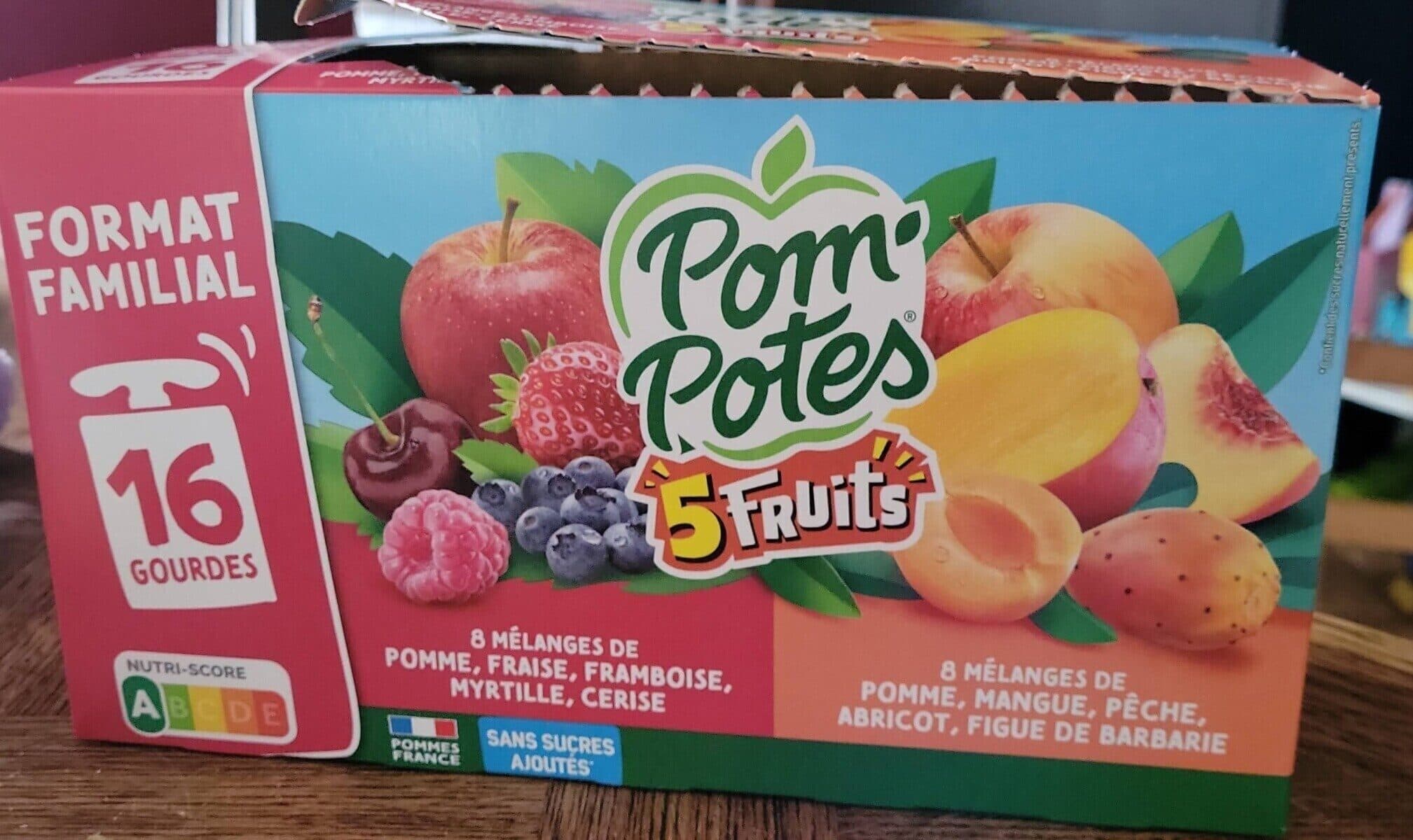 Compote 5 fruits packshot