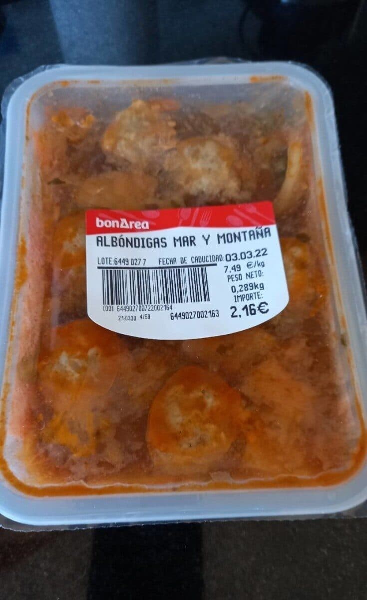 BonÀrea Albóndigas mar y montaña packshot
