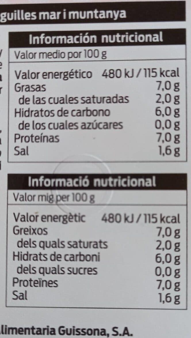 BonÀrea Albóndigas mar y montaña packshot