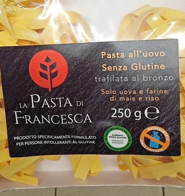 La pasta di Francesca La pasta di Francesca-pasta all'uovo senza glutine packshot