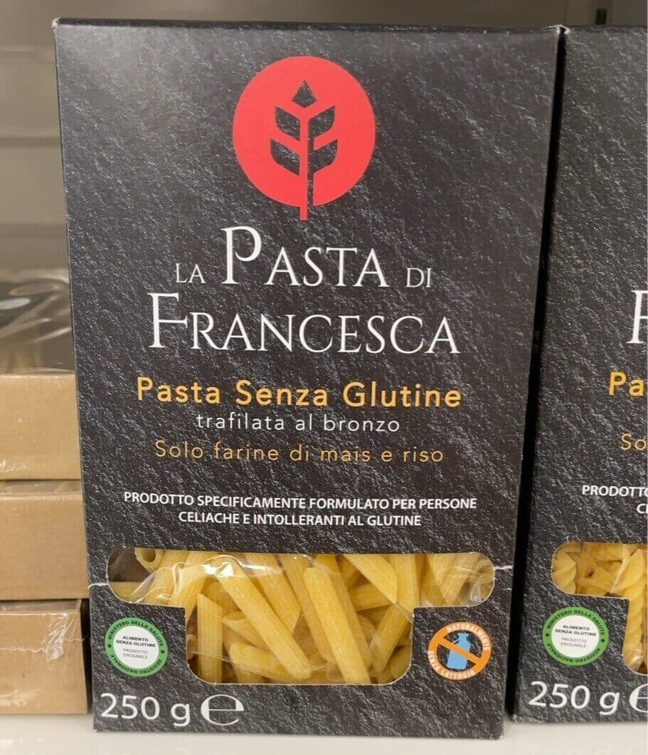 La pasta di Francesca Penne rigate senza glutine packshot