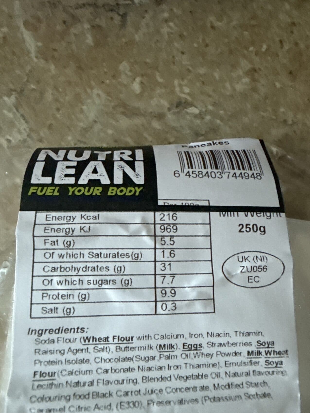 Nutrilean Strawberry & White Chocolate Pancake packshot