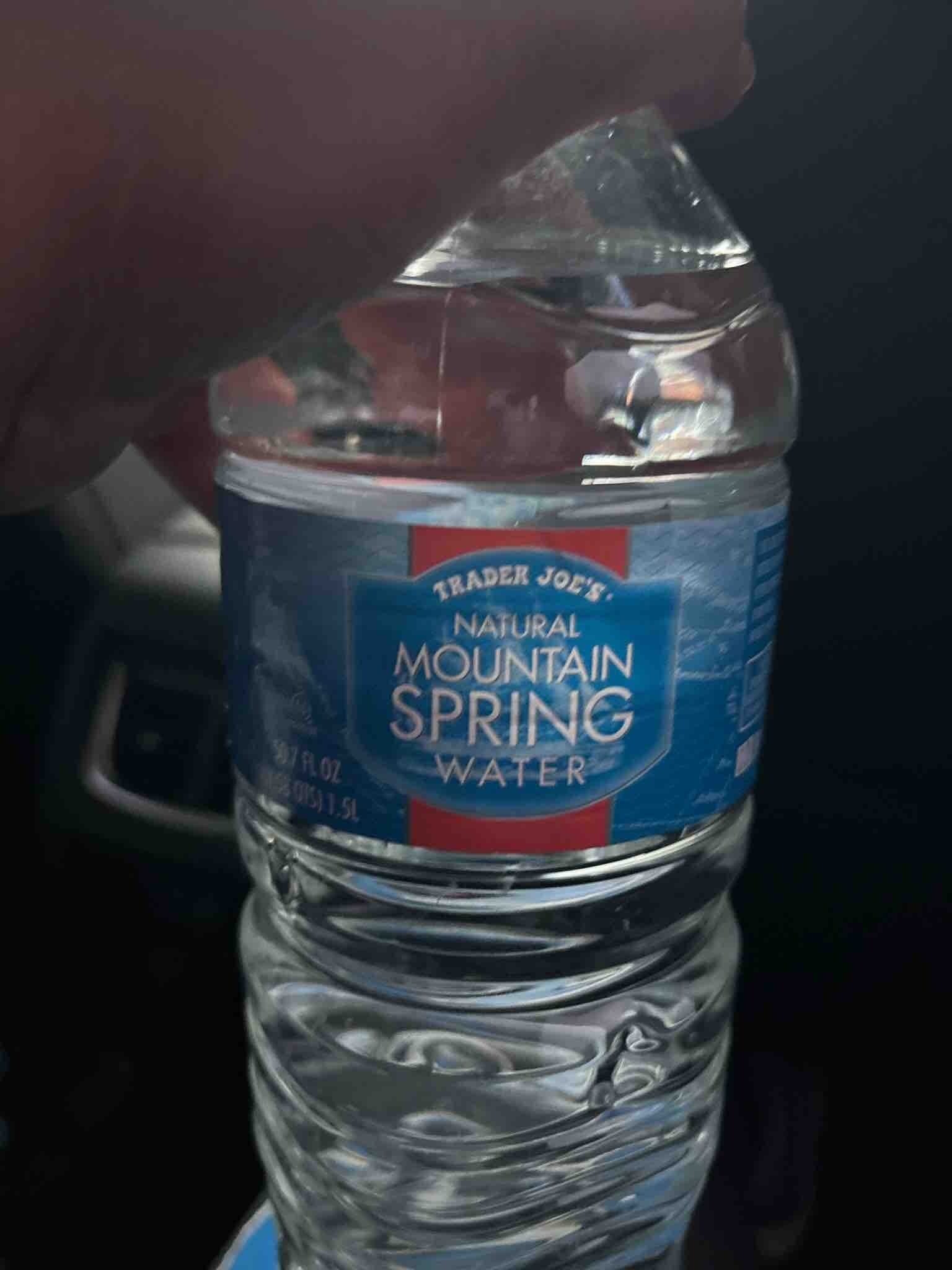 Trader Joe's Natural Mountain Spring Water packshot
