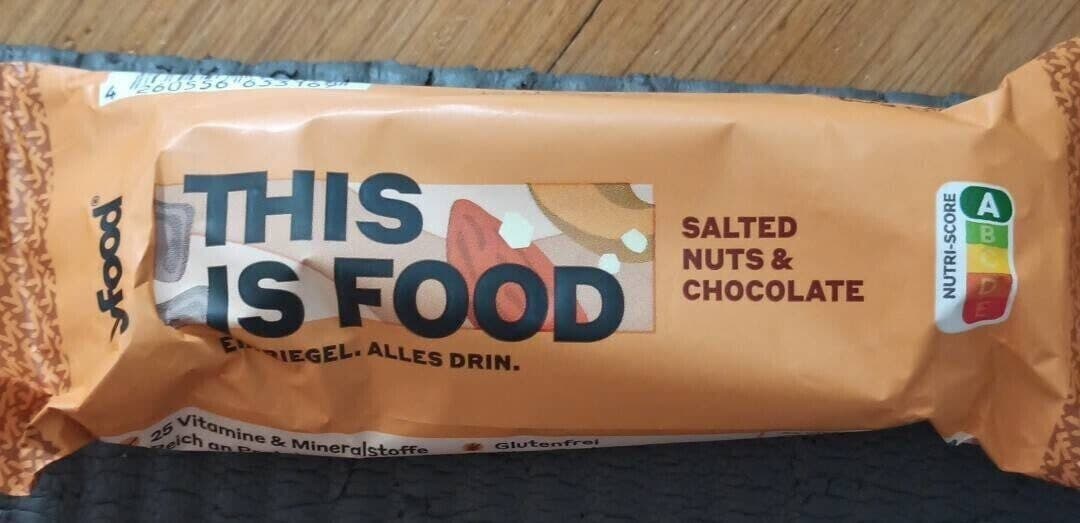 This us Food Salted Caramel and nuts packshot