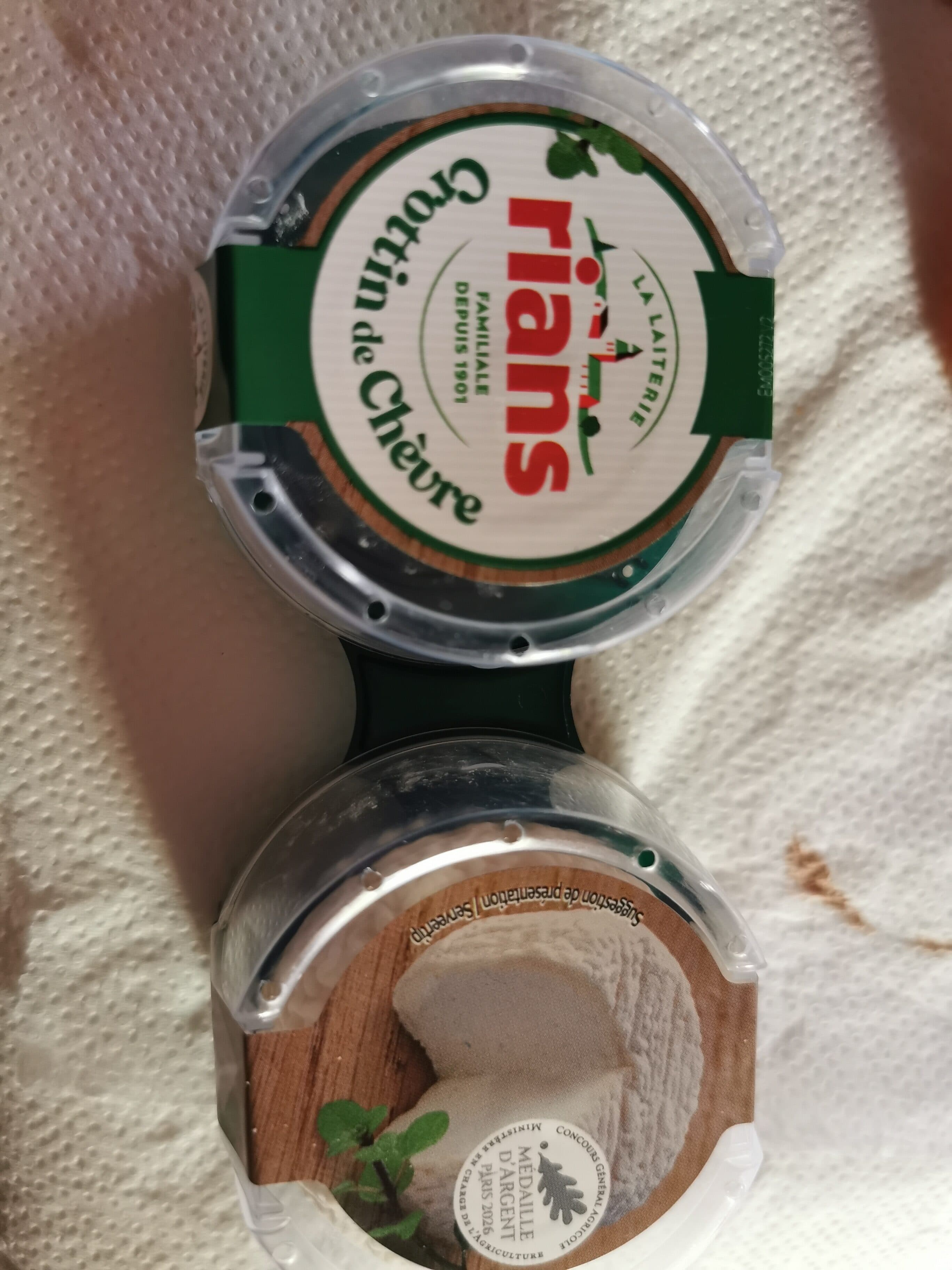 Rians Crottin de chevre packshot