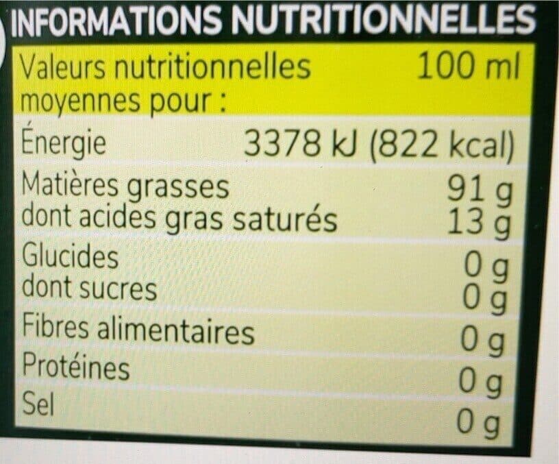 Open Food Facts Huile d’olive vierge extra packshot