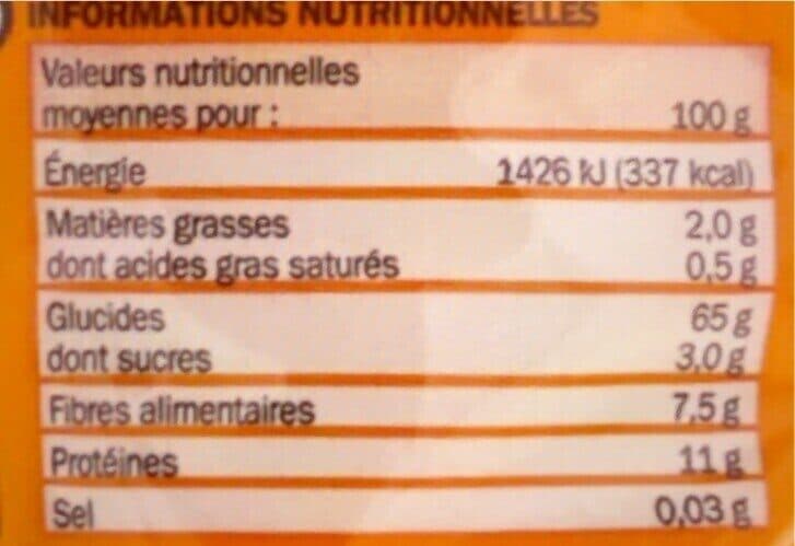 Open Food Facts Penne Rigate packshot