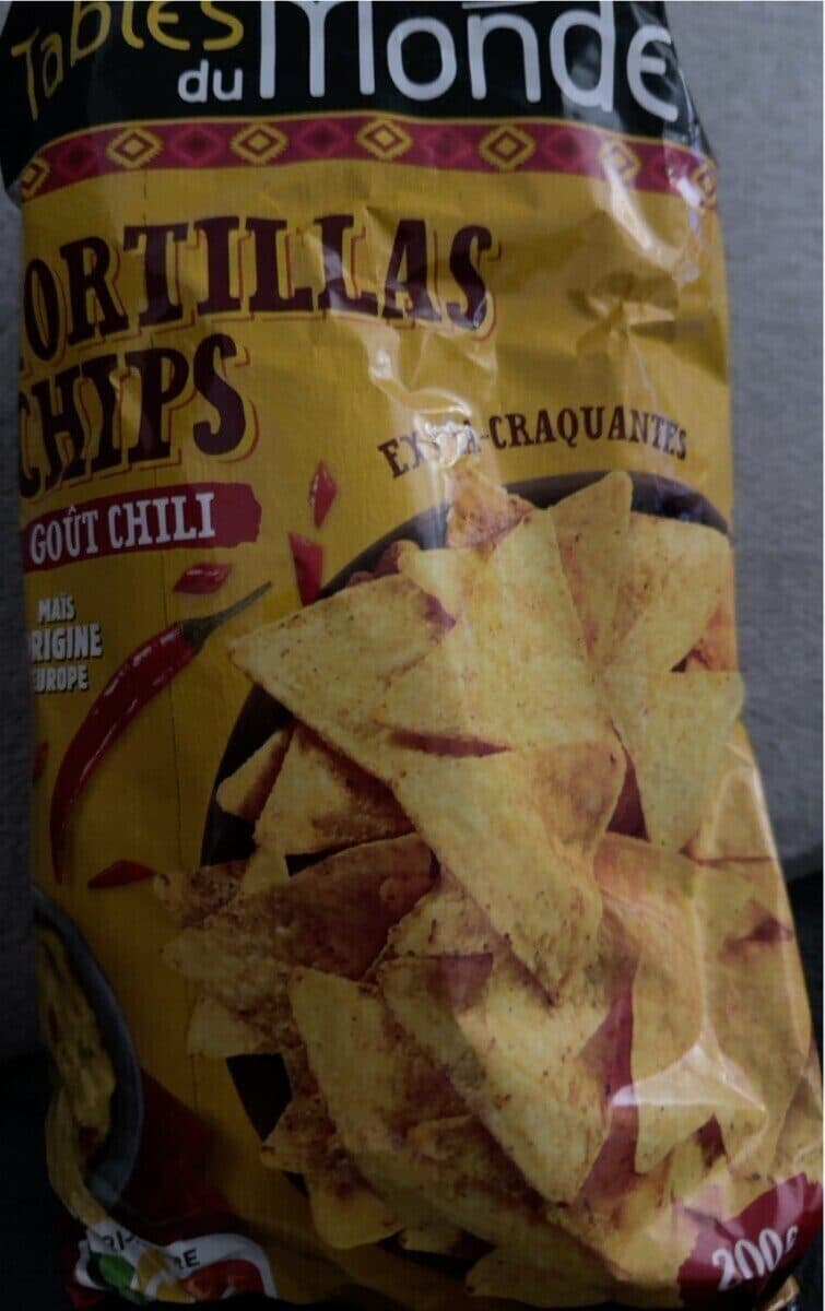 Tortillas chips packshot