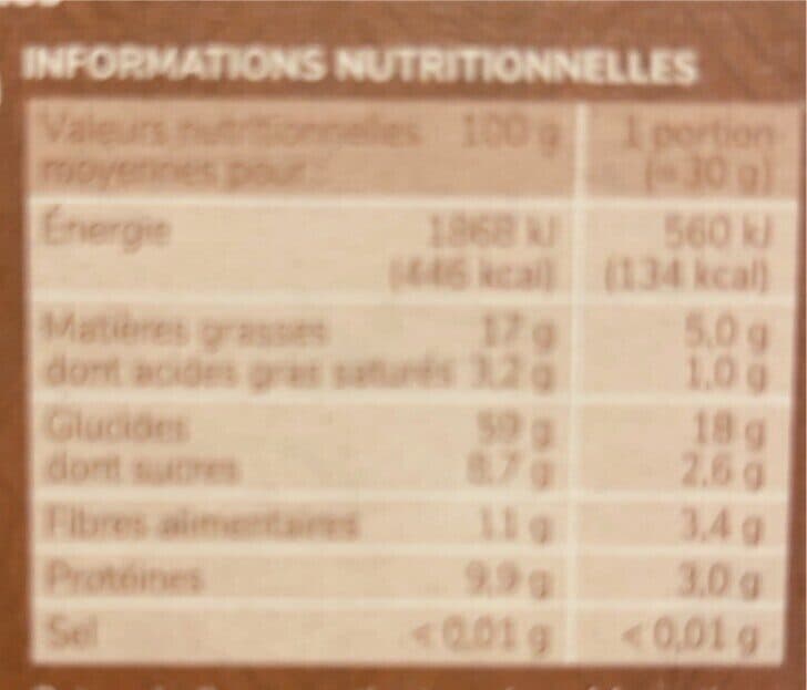 Open Food Facts Muesli chocolat noisette packshot