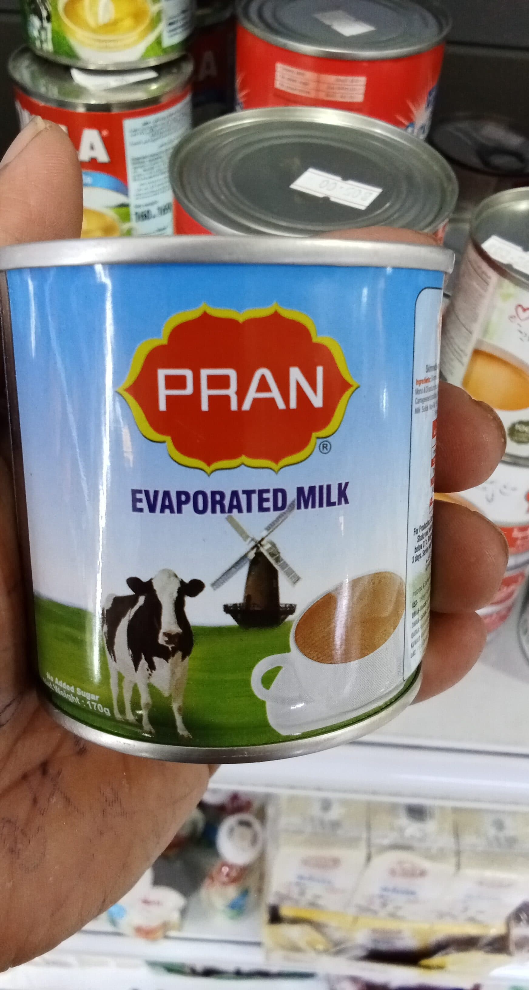 Praan Evaporated Milk 170g packshot
