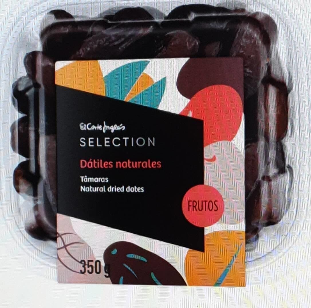 Dátiles naturales packshot