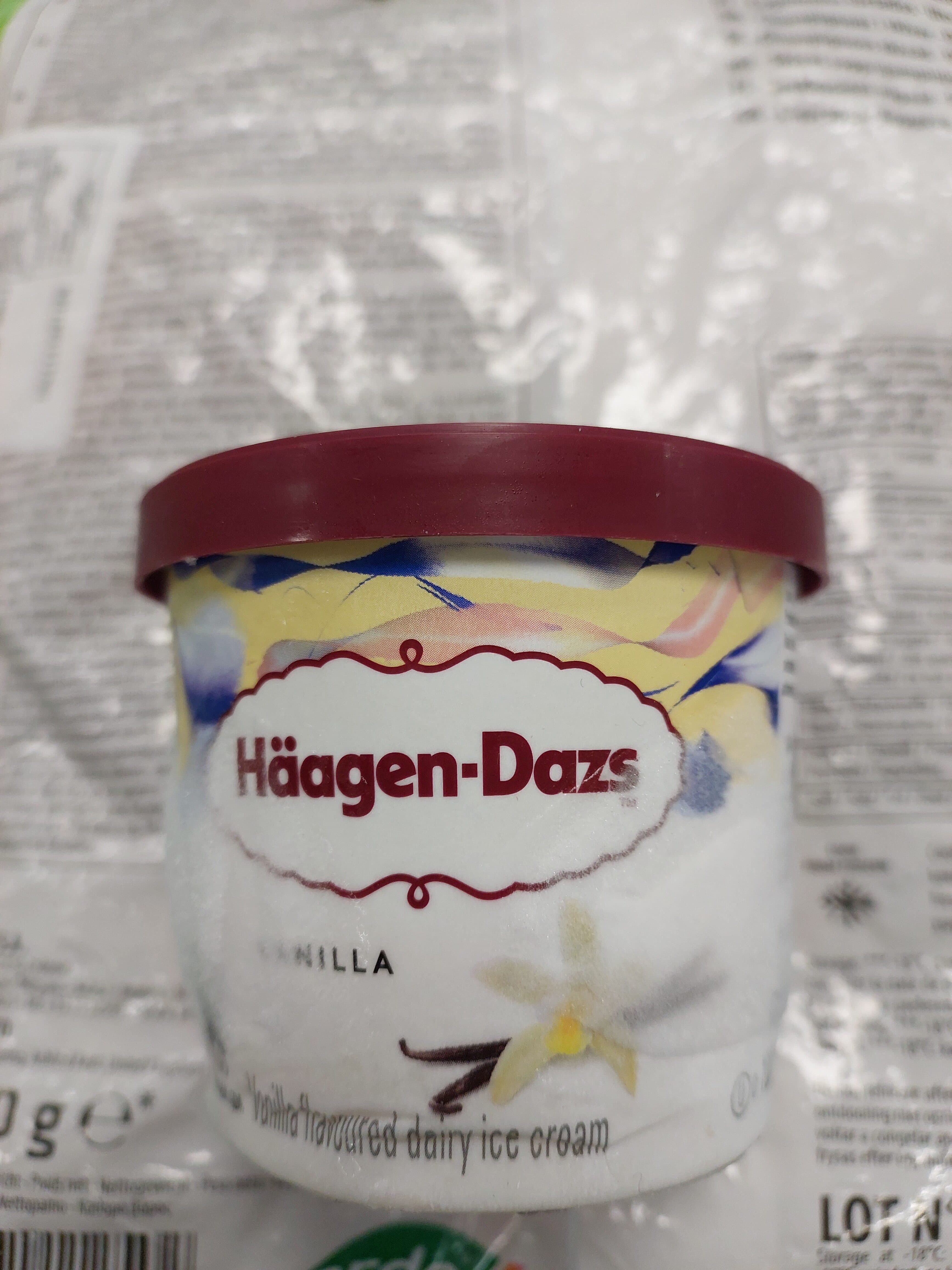 Haagen-Dazs vannilla cup 100ml packshot