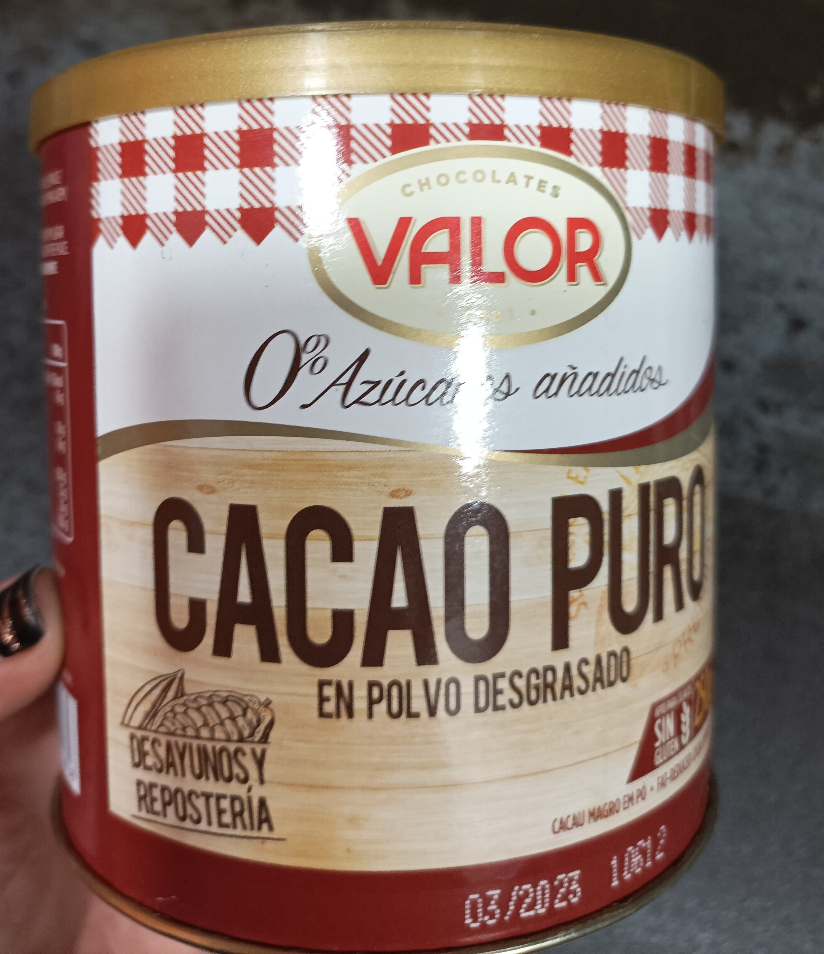 valor cacao puro packshot