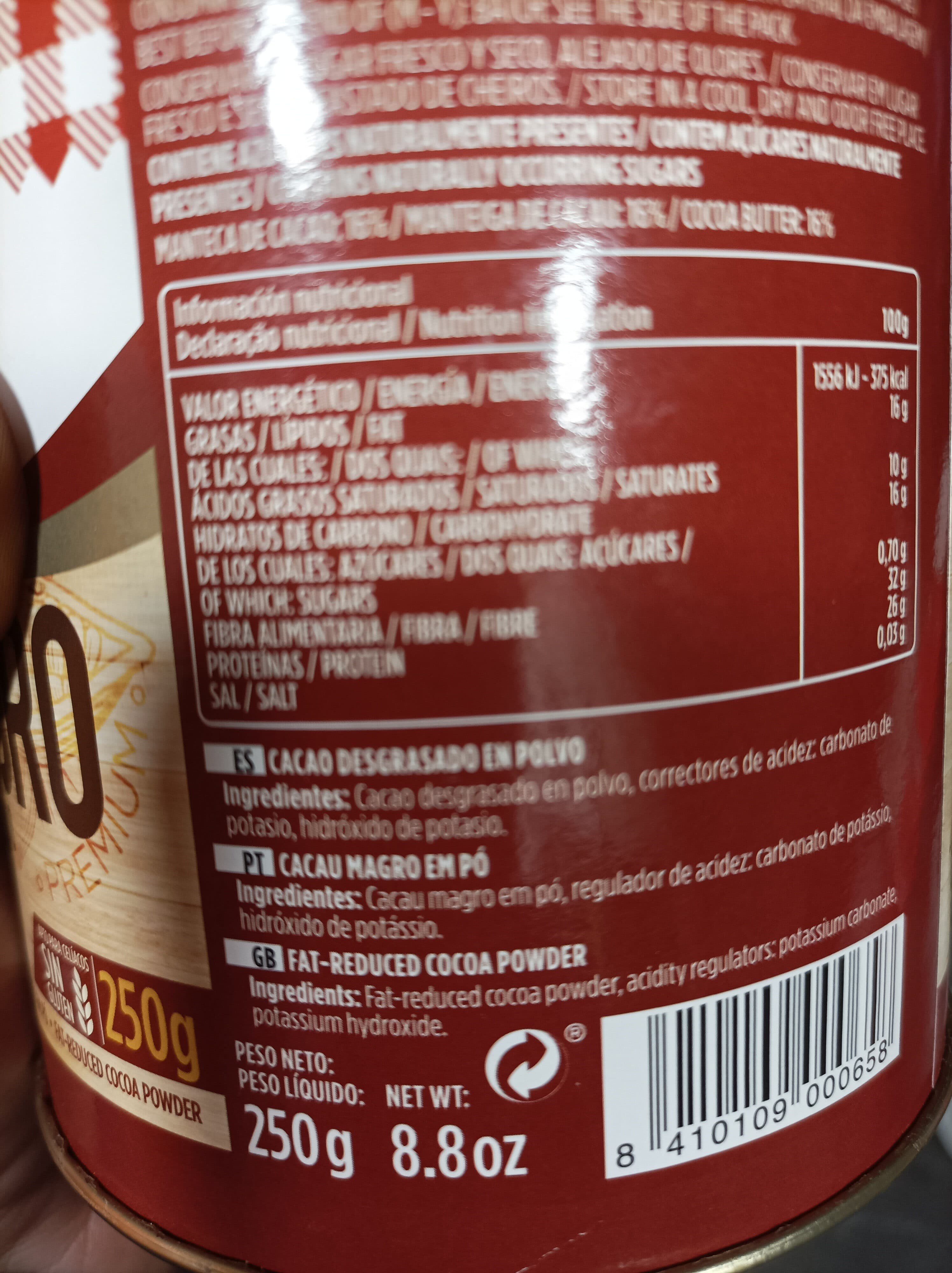 valor cacao puro packshot