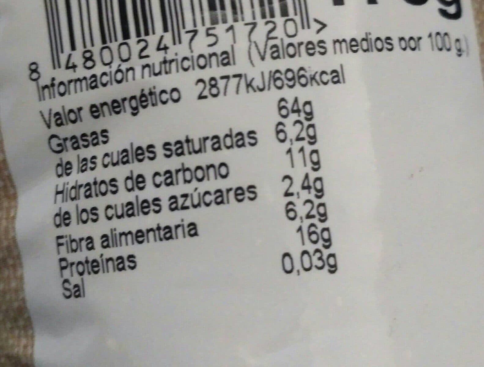Open Food Facts Frutos secos packshot
