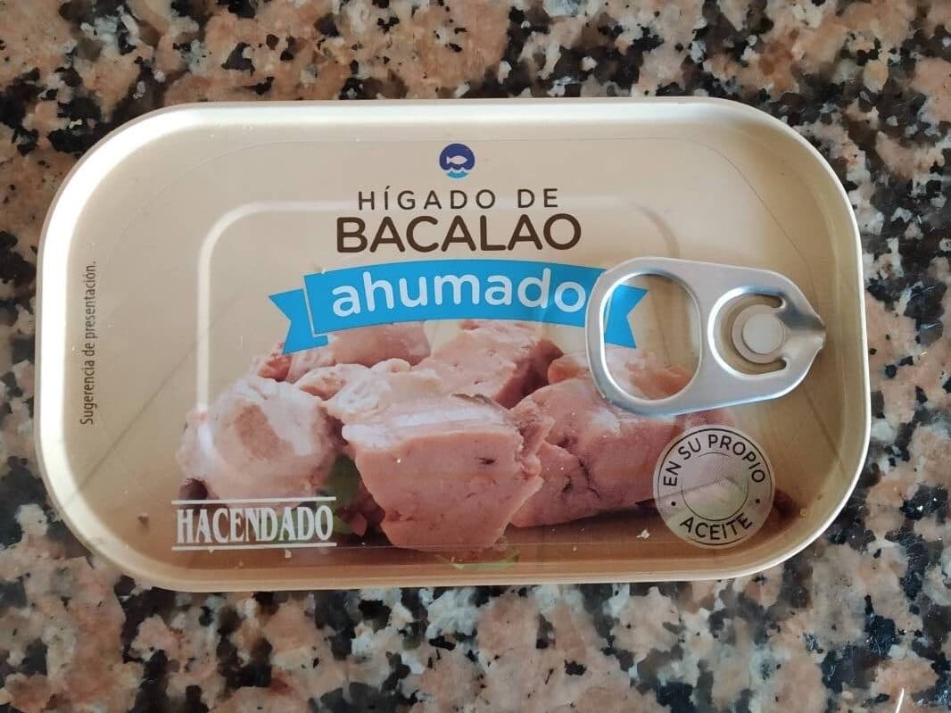 Hacendado Higado de bacalao ahumado packshot