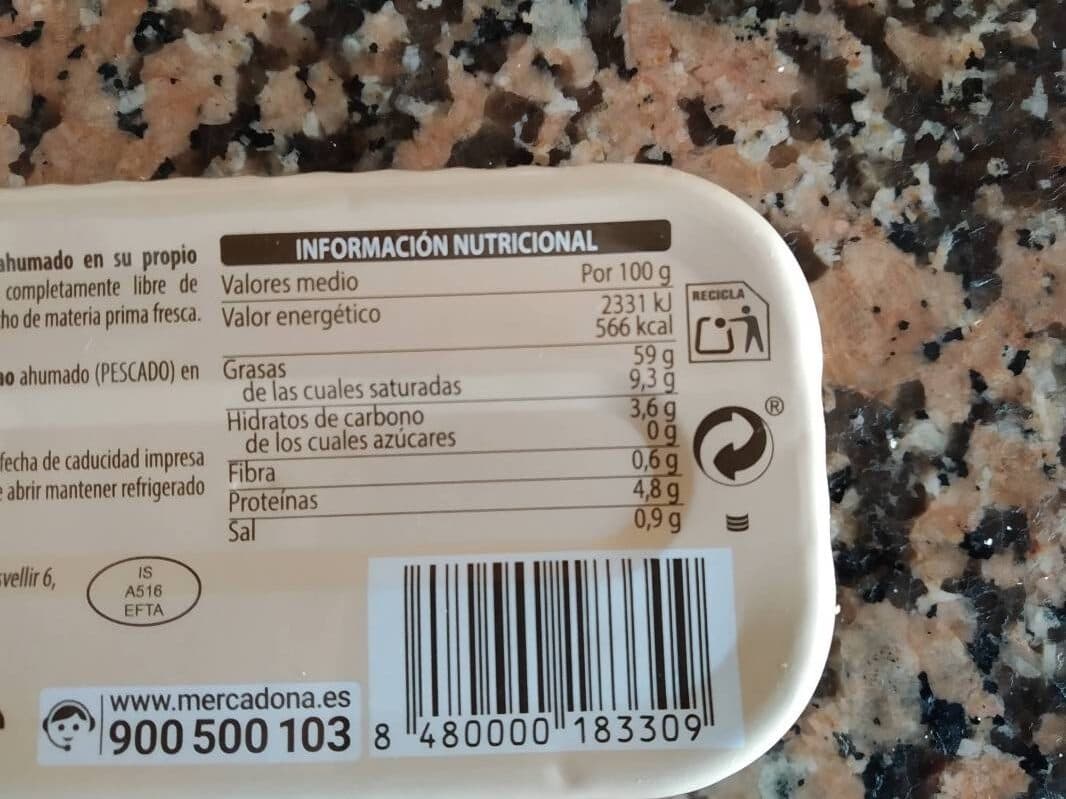 Hacendado Higado de bacalao ahumado packshot