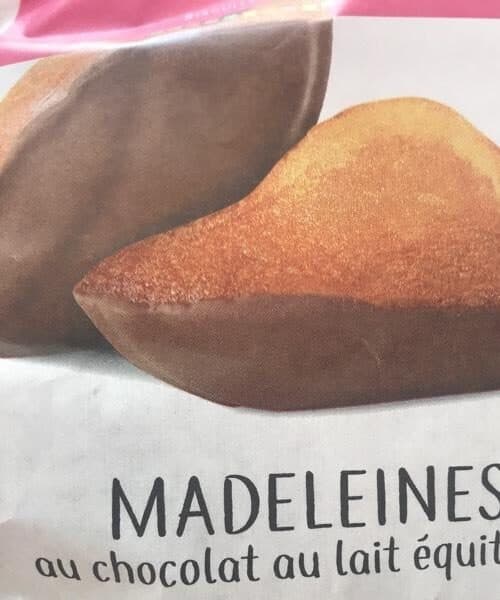 Bio soleil Madeleine au chocolat au lait packshot