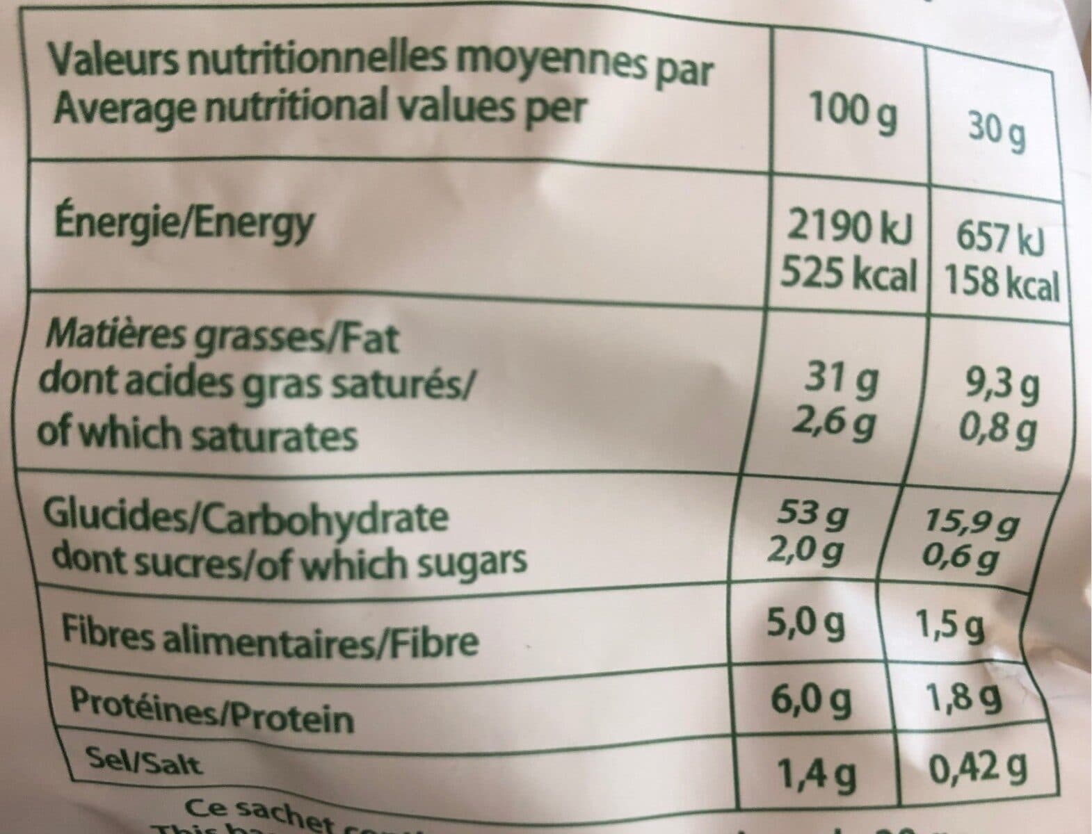 Open Food Facts Chips chevres piment d espelette packshot
