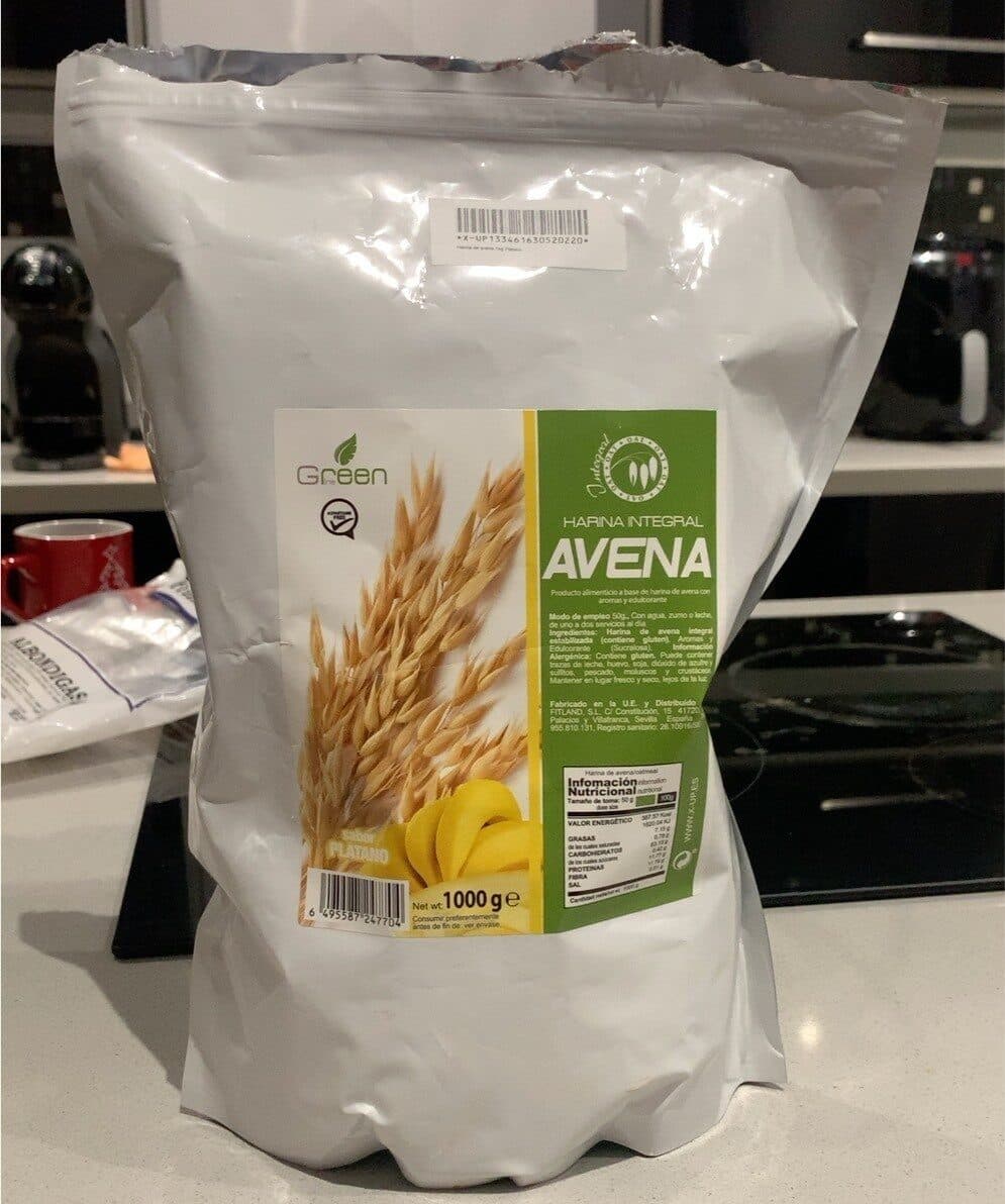 Harina integral avena packshot