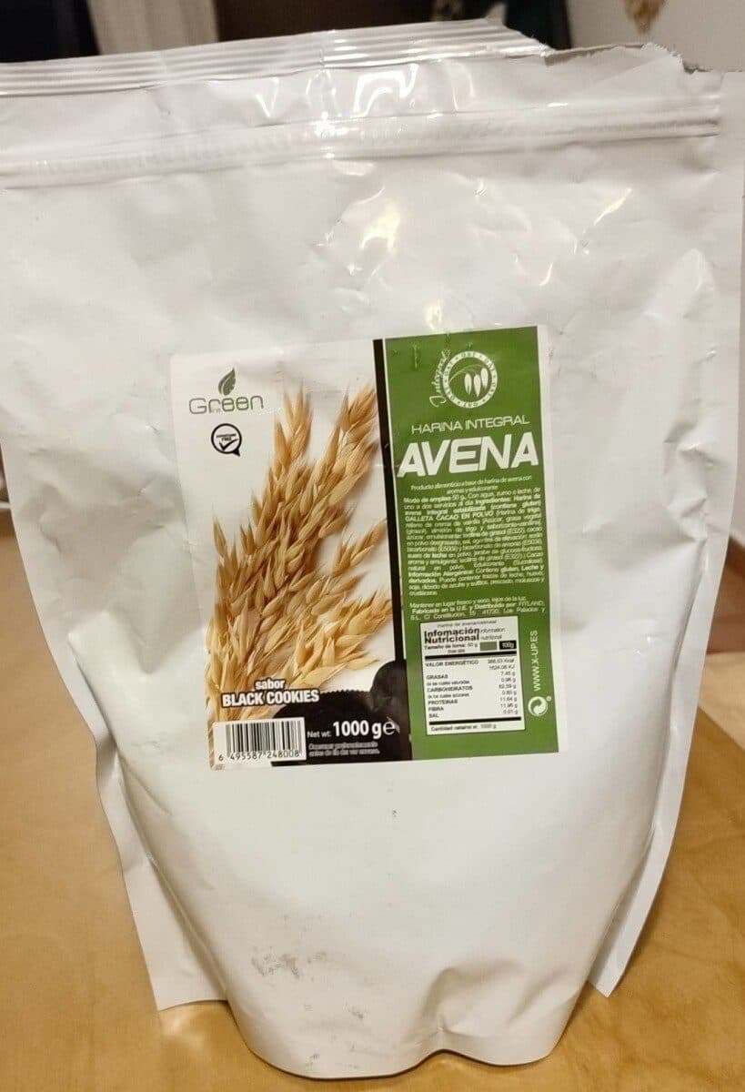 Harina integral avena Cookies packshot