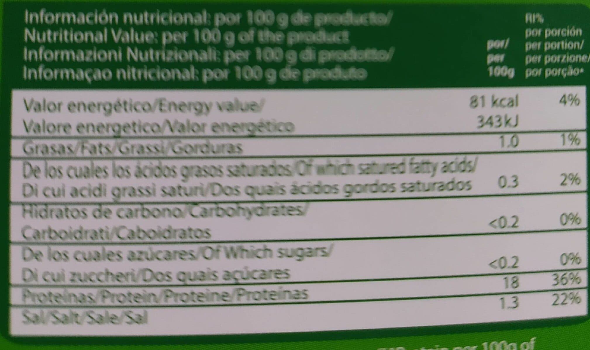 Open Food Facts Pechuga de pollo al natural packshot