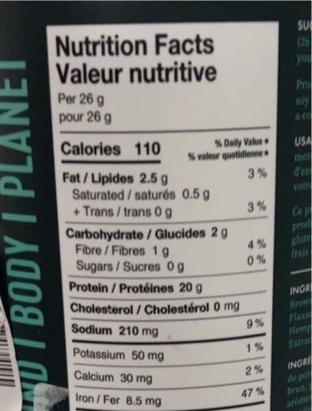 Open Food Facts Vegan protein packshot