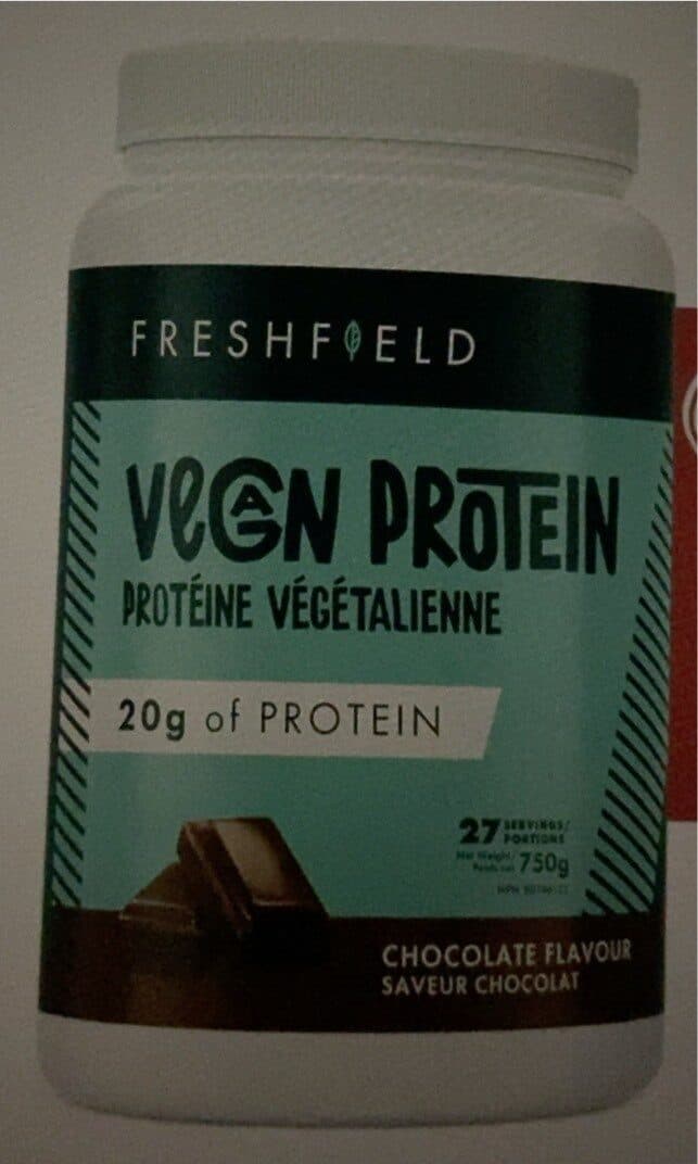 Vegan protein chocolat flavour packshot