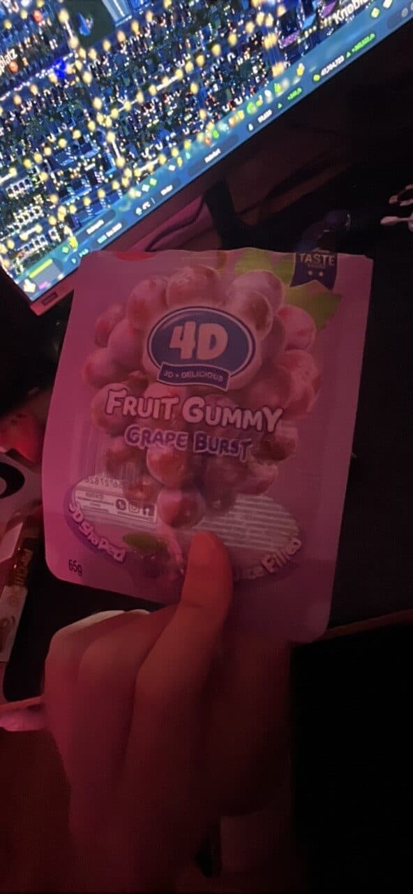 Amos 4D Fruit Gummy Grape Burst packshot